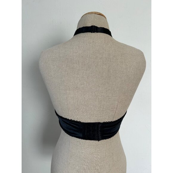 Victoria's Secret Women's Medium High-Neck Embroidered Bra Top - Picture 12 of 14